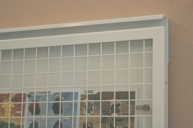 Vitrine sécuritaire tout acier 1 porte battante Calvi 1